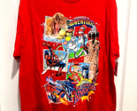 Universal Studios Islands Of Adventure 25th Anniversary Red Shirt XL Mar... - $49.49