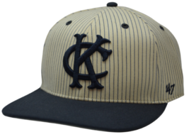 Kansas City Athletics MLB &#39;47 Pinstripe Woodside Vintage Hat Cap Men&#39;s Snapback - £23.49 GBP