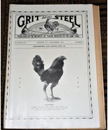 XRARE: Sept. 1947 Grit and Steel Magazine - cock fighting game fowls - £28.04 GBP