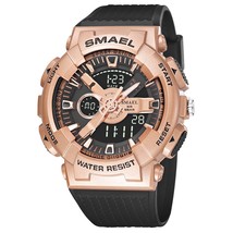 SMAEL Men&#39;s Sport Watches For Men Alarm Military Stopwatch LED Digital Back Ligh - £30.65 GBP