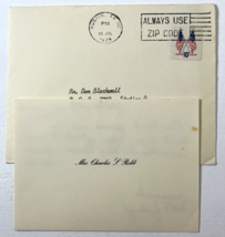 &#39;74 Lynda Johnson Robb Signed Note Envelope Daughter LBJ Mrs Charles Robb No COA - £13.51 GBP