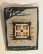 $15 Elsa Williams Bear Paw Quilt Pattern Pillow 06288 Vintage Michael A. LeClair - £8.56 GBP