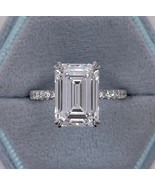 Lab Grown 5.35 Cts Total E Color VVS2 Clarity IGI Certified Emerald Diam... - €2.984,35 EUR
