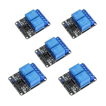 5Pcs 2 Channel 5V Relay Module 10A With Optocoupler Low Level Trigger Ex... - $23.99