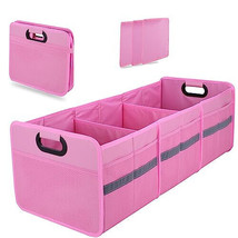 Homeve Large Collapsible Trunk Organizer with Multi Pockets, 3 Compartme... - $1,342.45 MXN