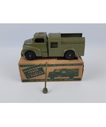 Vintage Hubley Kiddie Toy Plastic Bell Telephone truck w/ Box &amp; Shovel #327 - £80.41 GBP