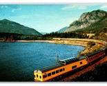 Portland Steamliner Train Columbia River Gorge Oregon OR UNP Chrome Post... - £3.12 GBP