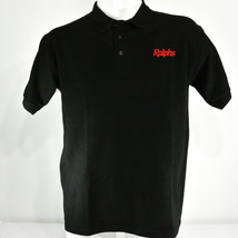 RALPHS Market Grocery Store Employee Uniform Polo Shirt Black Size L Large NEW - £20.02 GBP