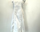 Antique Nightgown size S M White Cotton Pullover Sleeveless Tank Paneled PJ - $24.95