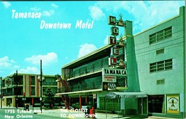 Tamanaca Downtown Motel New Orleans LA Louisiana UNP Unused Chrome Postcard E11 - £2.29 GBP