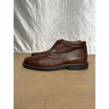 Vtg. Bostonian Classic Waterproof Mens Chukka Boots 8 M Brown Leather Italy - £31.53 GBP