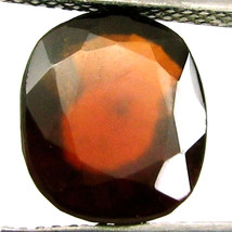 Certificado 7.73Ct Natural Gomedh Hessonita Granate Ovalado Facetado Gema - £17.69 GBP