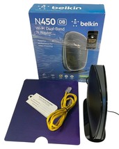 Belkin N450 DB Wireless N Router F9K1105V2 300 Mbps 4 Port w AC Ethernet... - £10.18 GBP
