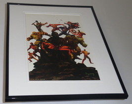Death of Captain Marvel Marvel Zombies Framed 11x14 Poster Display - £27.36 GBP