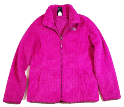 The North Face Hot Pink Fluffy Coat Girls Lg 14/16 - $18.69