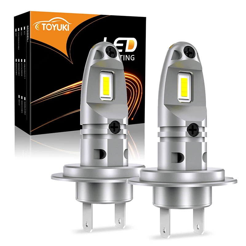 TOYUKI 2Pcs H7 Led Headlight Bulb 12000lm Fanless Halogen Size for Car Headamp 8 - £168.37 GBP