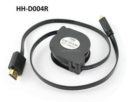 4Ft Retractable Hdmi To Micro-Hdmi Male/Male Cable, Type A To Type D, Hh... - £29.21 GBP