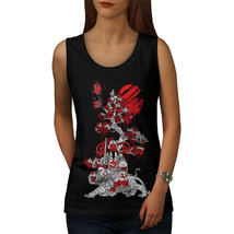 Wellcoda Japanese Knight Fantasy Womens Tank Top, Japan Athletic Sports Shirt - £14.55 GBP+