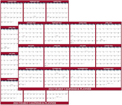 Dry Erase Wall Calendar 2024, Yearly Wall Calendar, 34.6&quot; X 22.9&quot; - $24.99