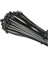 500x Black Zip Ties | Self-Locking Cable Ties | 4&quot; / 6&quot; / 8&quot; / 10&quot; /12&quot; ... - $19.79