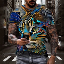 Cat Kitty Kitten Psychedelic Art Hipster T-Shirts tees cat lover 4 - £12.78 GBP
