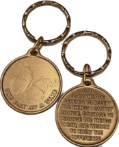 Butterfly One Day At A Time Keychain With Serenity Prayer - $4.99