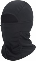 Black Balaclava Tactical Mask Face Cover Neck Gaiter UV Protection Men W... - $17.76