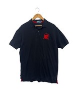 Polo Ralph Lauren Polo Shirt Mens Large Black Crest Embroidered Pique Pr... - $620.42 MXN
