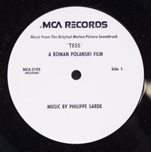 PHILIPPE SARDE Soundtrack TESS LP 1981 Roman Polanski Movie White Label ... - £10.11 GBP
