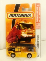 Matchbox 2009 #60 Yellow Ladder Truck Fire Engine Emergency Response Ser... - $11.99