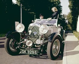 The Avengers Patrick Macnee Honor Blackman 1930&#39;s Lagonda car 24x36 Poster - $29.99