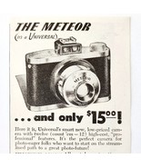 1947 Universal Camera Co The Meteor Advertisement Vintage Photography E8K - $19.99