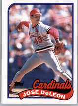 1989 Topps 107 Jose DeLeon  St. Louis Cardinals - £0.77 GBP