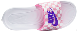 Nike Victori One JDI Slides Sandals CN9676-100 White / Pink Women&#39;s  NEW - $24.99