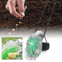 Hand-push Roller Seeder Garden Corn Soybean Fertilizer Manual Peanut Pla... - $266.99