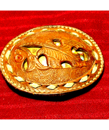 Absolutely gorgeous leather belt buckle - $39.34 CAD