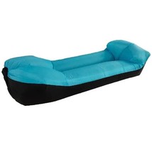 Inflatable Air Sofa 240x70cm Oxford Cloth Soft Travel Camping Sleeping Bed Bag  - £22.36 GBP