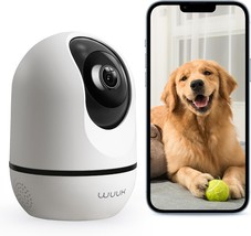 4MP Indoor Security Camera Pan Tilt Cam for Baby Monitor Wi Fi Home Security Pet - £45.79 GBP