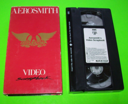  Aerosmith ‎Video Scrapbook Vintage VHS Video Cassette Tape 1987 Classic Rock - $10.80