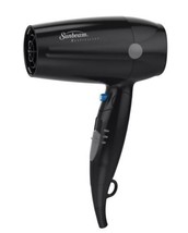 Sunbeam HD3005-005 1875 Watt Folding Hand-Held Hair Dryer in Black - $32.18