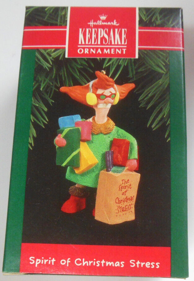 Hallmark Keepsake Ornament - "Spirit of Christmas Stress" - 1992