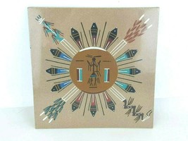 12&quot; Pollen Boy on/of The Sun Navajo Healing Sand Painting Sealed Original Native - £79.32 GBP