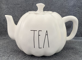 Rae Dunn Thanksgiving Fall By Magenta TEA LL Pumpkin Shaped Ceramic Teapot - £26.58 GBP