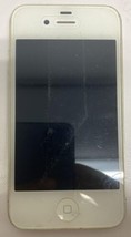 Apple iPhone 4S 8GB White Scratches Phone Not Turning on Phone for Parts... - $14.99