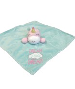 Unicorn Lovey Security Blanket Baby Starters Dream a Little Dream Green Pink - $19.98