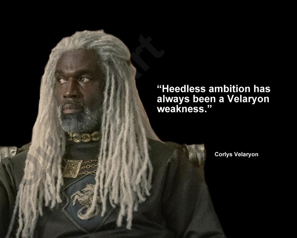 HOUSE OF DRAGON CORLYS VELARYON  &quot;WEAKNESS&quot; QUOTE PUBLICITY PHOTO VARIOU... - $4.95+