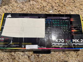 READ - Corsair K70 RGB MK.2 Black Low Profile Wired Mechanical Gaming Keyboard - $59.40