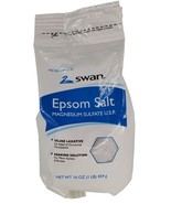 Swan Epsom Salt Magnesium sulfate salts 1lb Resealable bag Foot Soaks, L... - £2.74 GBP