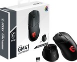 Msi Clutch Gm41 Lightweight Wireless Gaming Mouse With Charging Dock,, P... - £68.68 GBP