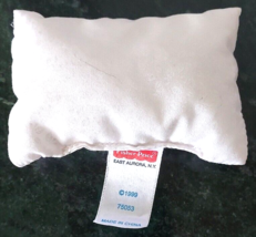 Fisher Price Briarberry Bear Pillow White Sofa Bed Vintage 1999 - £11.07 GBP